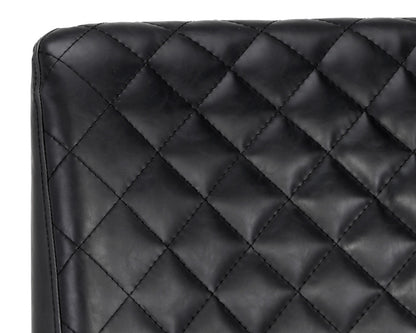 NAHLA LEIGHLAND DINING CHAIR - COAL BLACK
