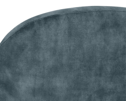 NAHLA CASEY SWIVEL LOUNGE CHAIR - NONO PETROL