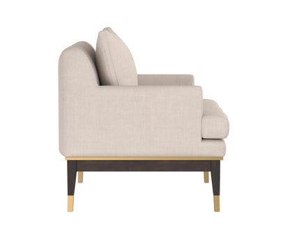 NAHLA BECKETTE LOUNGE CHAIR - EFFIE FLAX