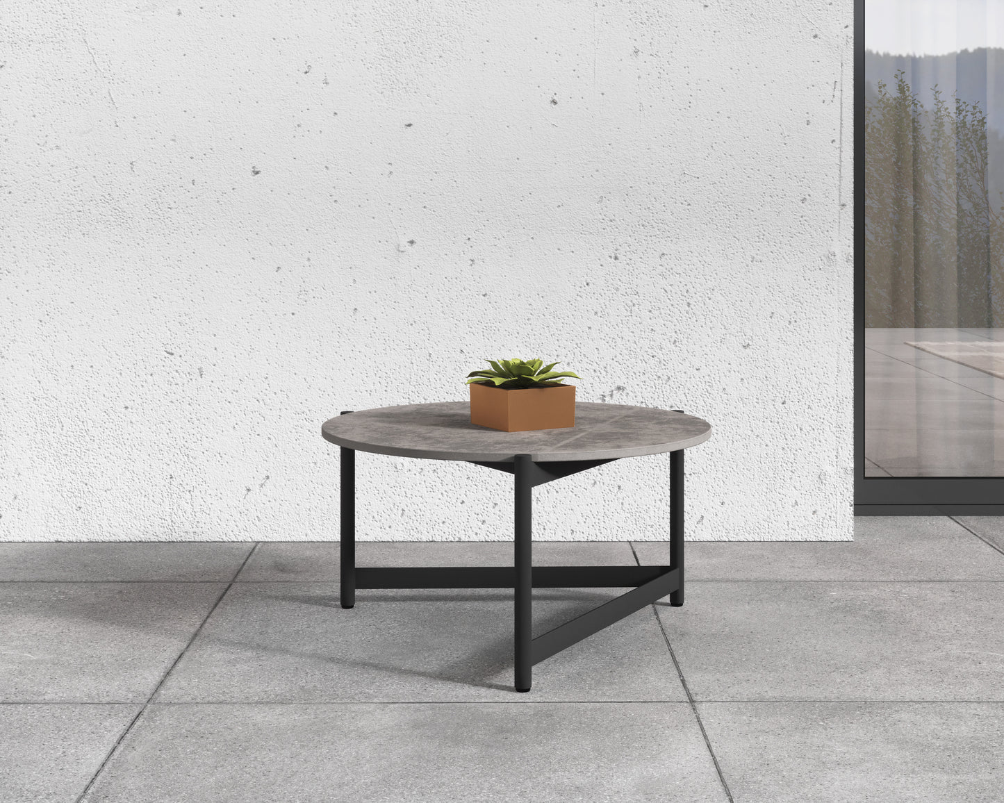 NAHLA AMALFI COFFEE TABLE - SMALL - GREY