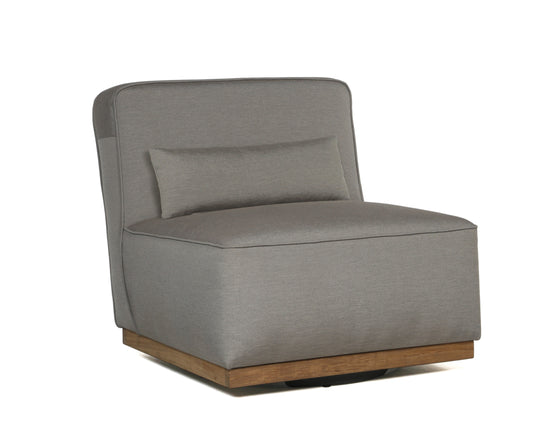 NAHLA CARBONIA SWIVEL LOUNGE CHAIR - PALAZZO TAUPE