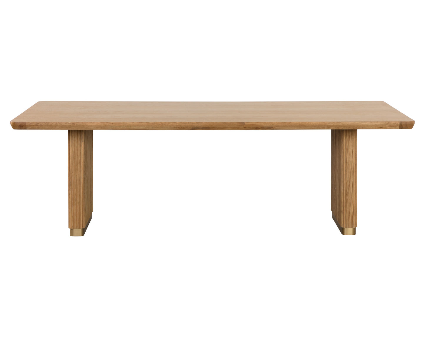 NAHLA KALLA DINING TABLE - RECTANGULAR - RUSTIC OAK - 96"