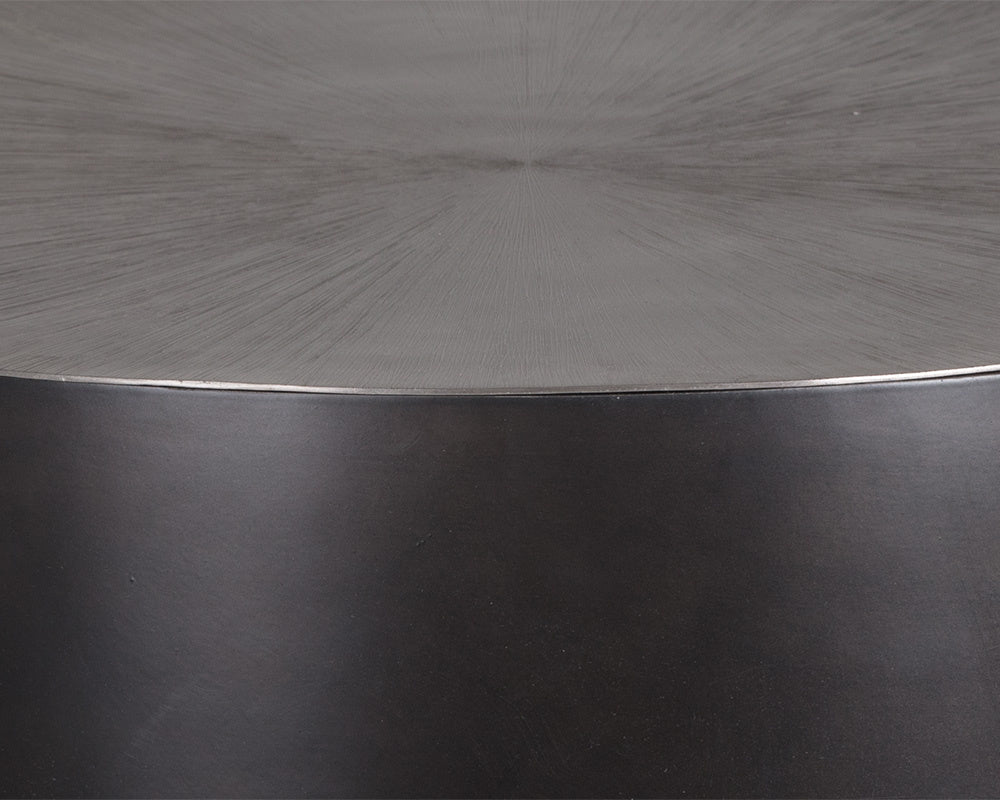 NAHLA CREED COFFEE TABLE - SMALL - GUNMETAL