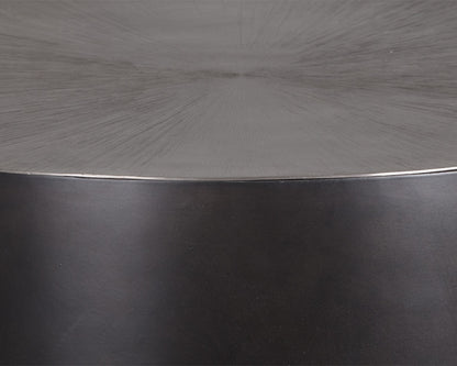 NAHLA CREED COFFEE TABLE - SMALL - GUNMETAL