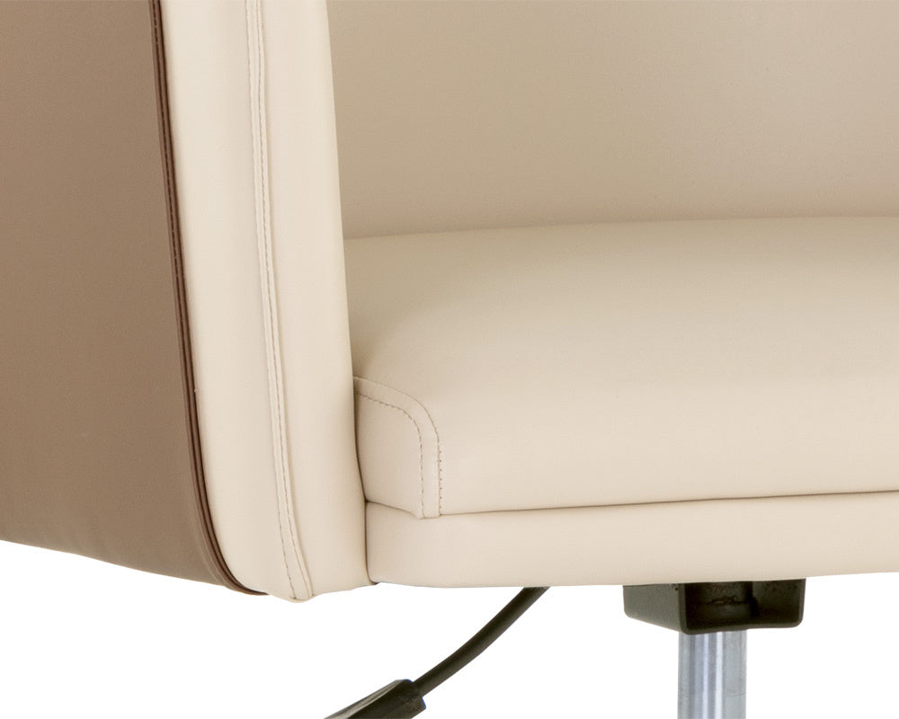 NAHLA CARTER OFFICE CHAIR - NAPA BEIGE / NAPA TAN