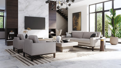 NAHLA DEIMOS CHANDELIER - LARGE - SMOKE GREY