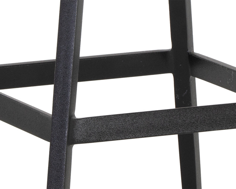 NAHLA EMBER SWIVEL BARSTOOL - BRAVO COGNAC