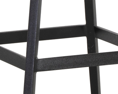 NAHLA EMBER SWIVEL BARSTOOL - BRAVO COGNAC