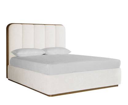 NAHLA JAMILLE BED - QUEEN - ECLIPSE WHITE