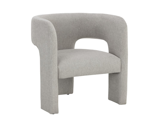 NAHLA ISIDORE LOUNGE CHAIR - ERNST SANDSTONE