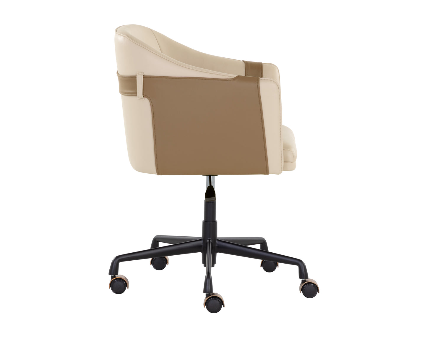 NAHLA CARTER OFFICE CHAIR - NAPA BEIGE / NAPA TAN