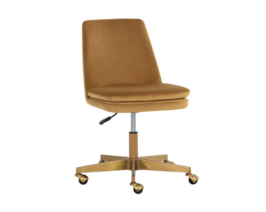 NAHLA BERGET OFFICE CHAIR - GOLD SKY