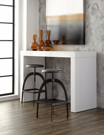 NAHLA ARCH CONSOLE TABLE - HIGH GLOSS WHITE