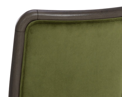NAHLA JENO DINING CHAIR - MEG OLIVE