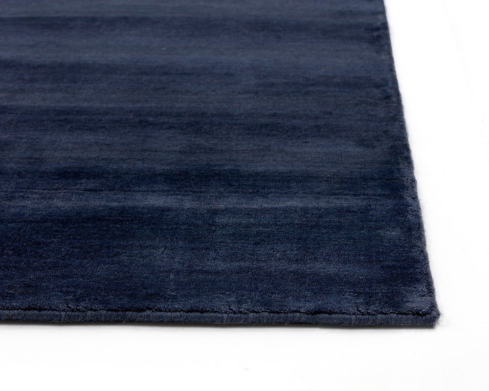 NAHLA ALASKA HAND-LOOMED RUG - NAVY - 5' X 8'