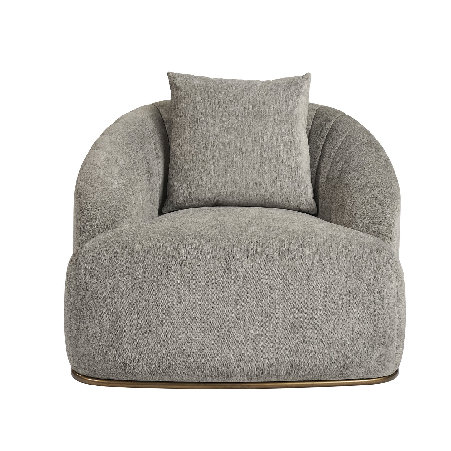 NAHLA ASTRID ARMCHAIR - POLO CLUB STONE