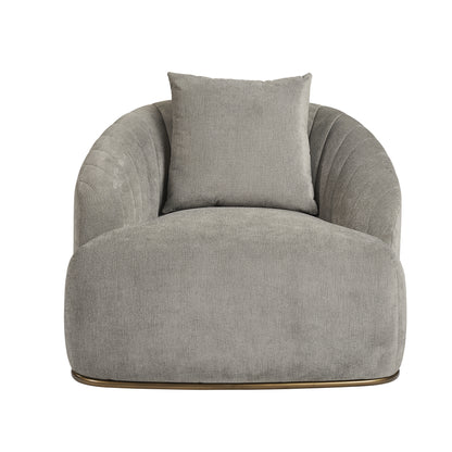 NAHLA ASTRID ARMCHAIR - POLO CLUB STONE