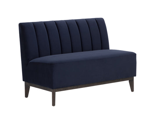 NAHLA KOSOVO BANQUETTE - BROWN - ABBINGTON NAVY