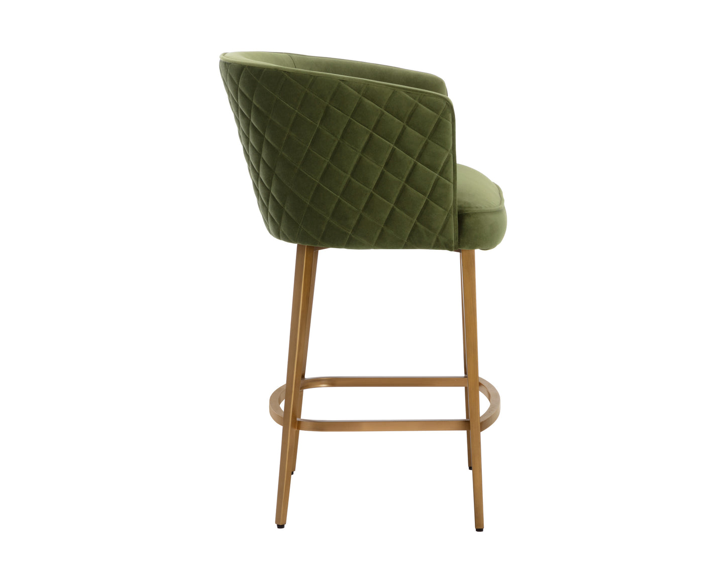 NAHLA CORNELLA COUNTER STOOL - MEG OLIVE