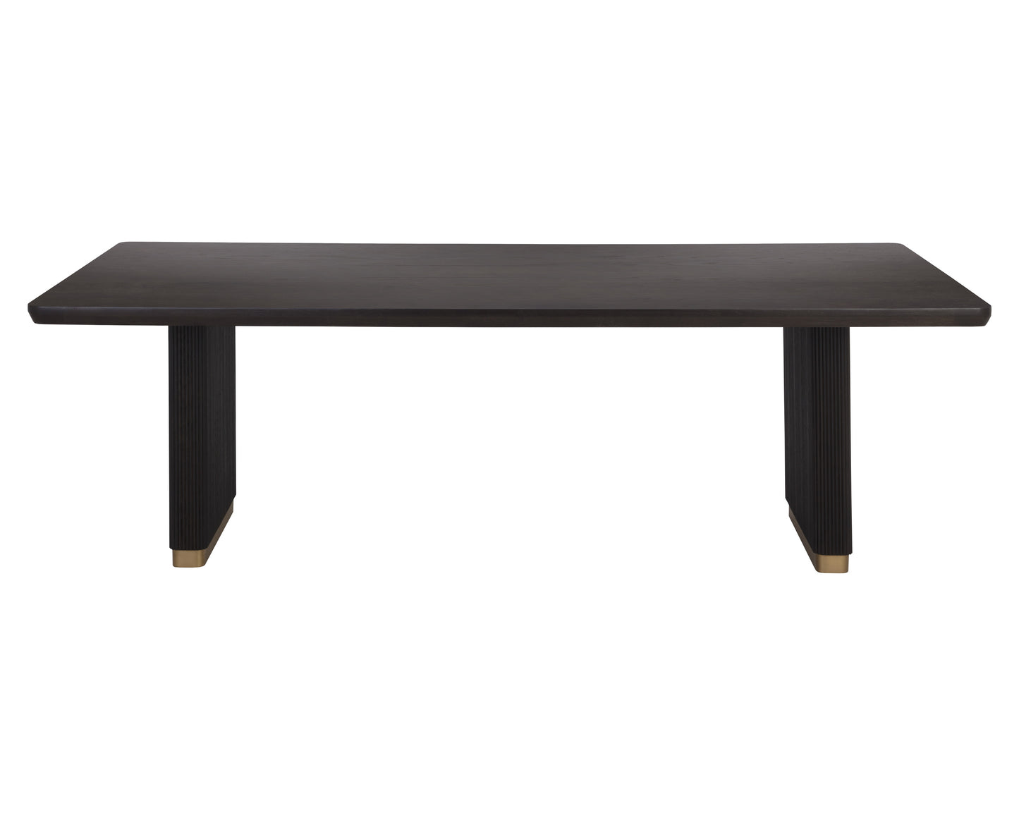 NAHLA KALLA DINING TABLE - RECTANGULAR - CHARCOAL - 96"
