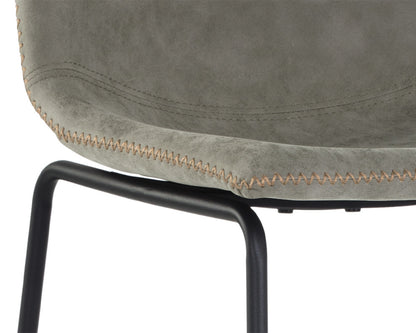 NAHLA CAL COUNTER STOOL - ANTIQUE GREY