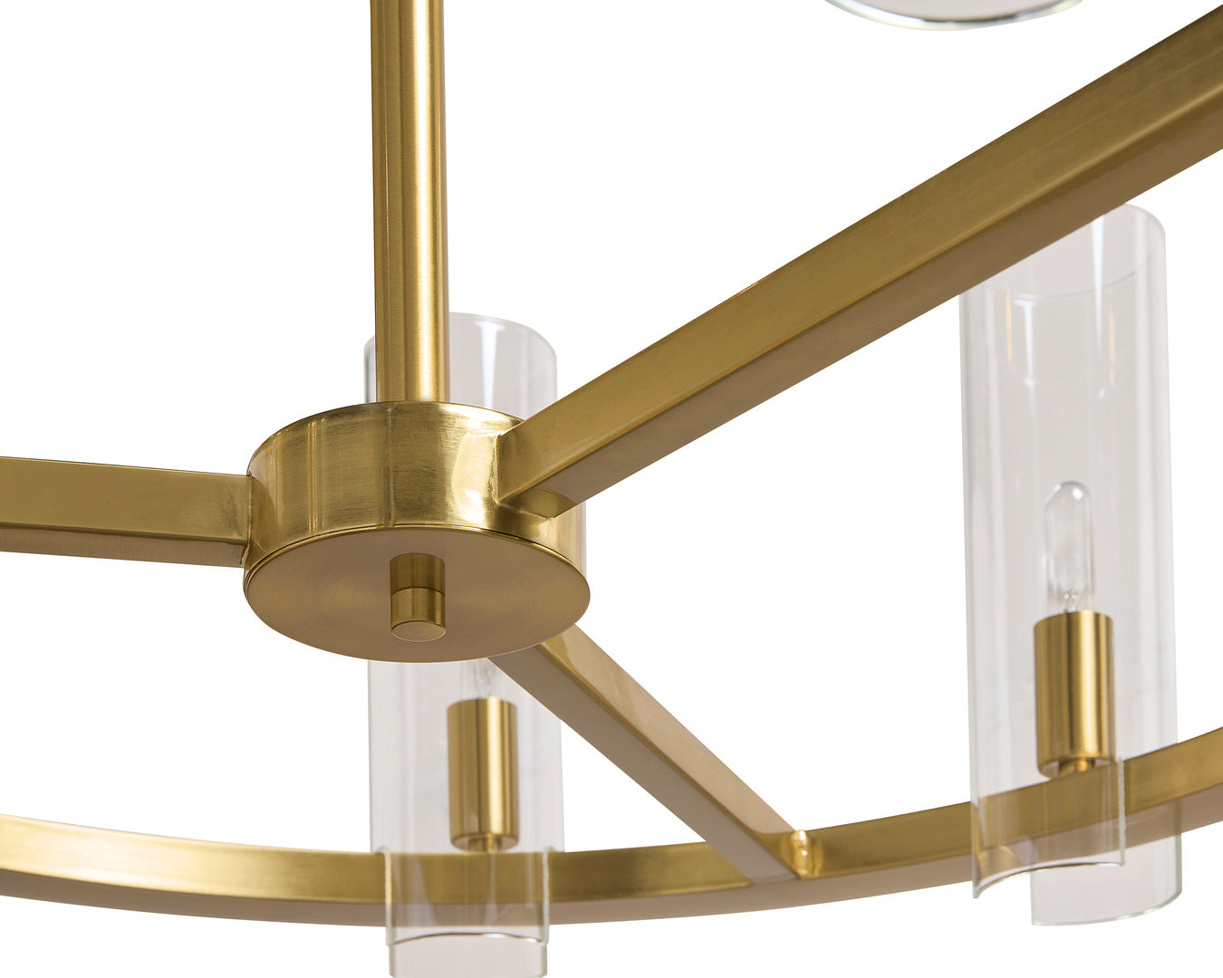 NAHLA CLARABELLE CHANDELIER - SMALL - BRASS