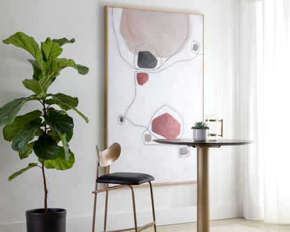 NAHLA CONNECTIVITY - 72" X 48" - NATURAL FLOATER FRAME