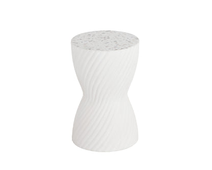 NAHLA CARA END TABLE - TERRAZZO