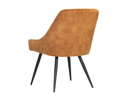 NAHLA CHARDON DINING CHAIR - NONO TAPENADE GOLD