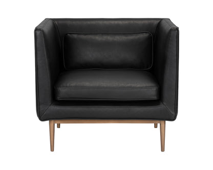 NAHLA BATAVIA ARMCHAIR - VINTAGE BLACK