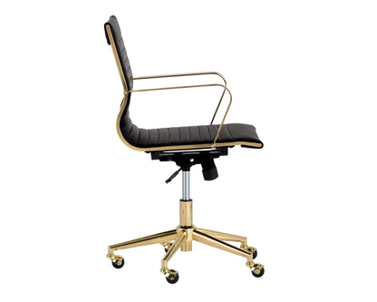 NAHLA JESSICA OFFICE CHAIR - BLACK