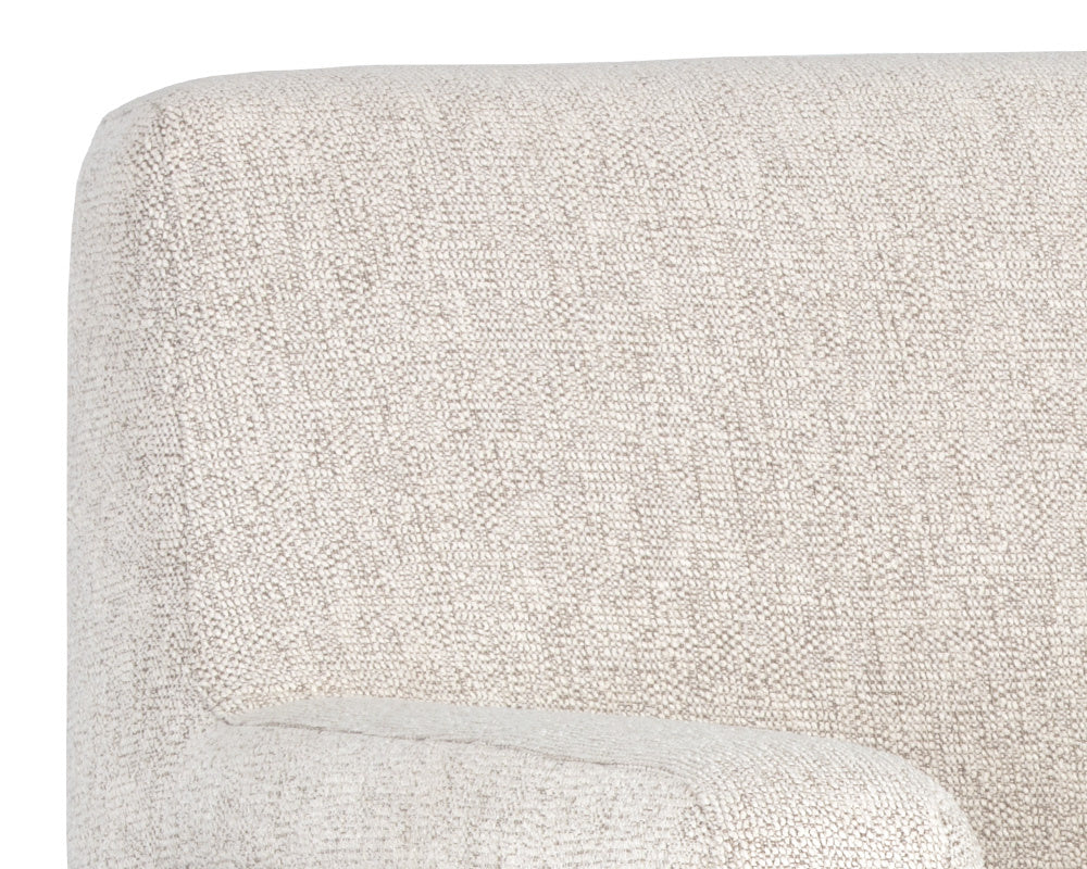 NAHLA CYBIL LOUNGE CHAIR - DOVE CREAM