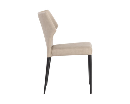 NAHLA JAMES STACKABLE DINING CHAIR - BOUNCE STONE