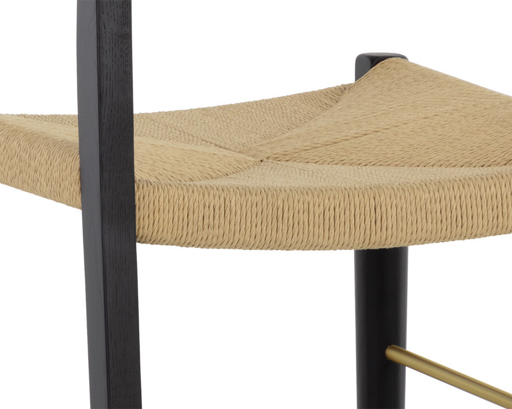 NAHLA BONDI COUNTER STOOL - BLACK
