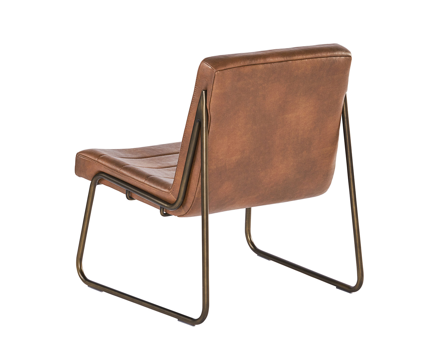 NAHLA ANTON LOUNGE CHAIR - BRAVO COGNAC