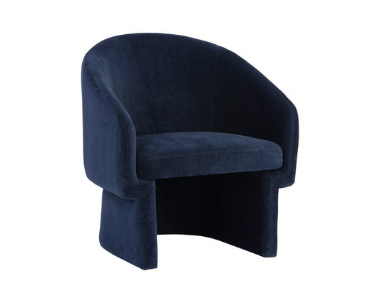 NAHLA LAURYN LOUNGE CHAIR - DANNY NAVY