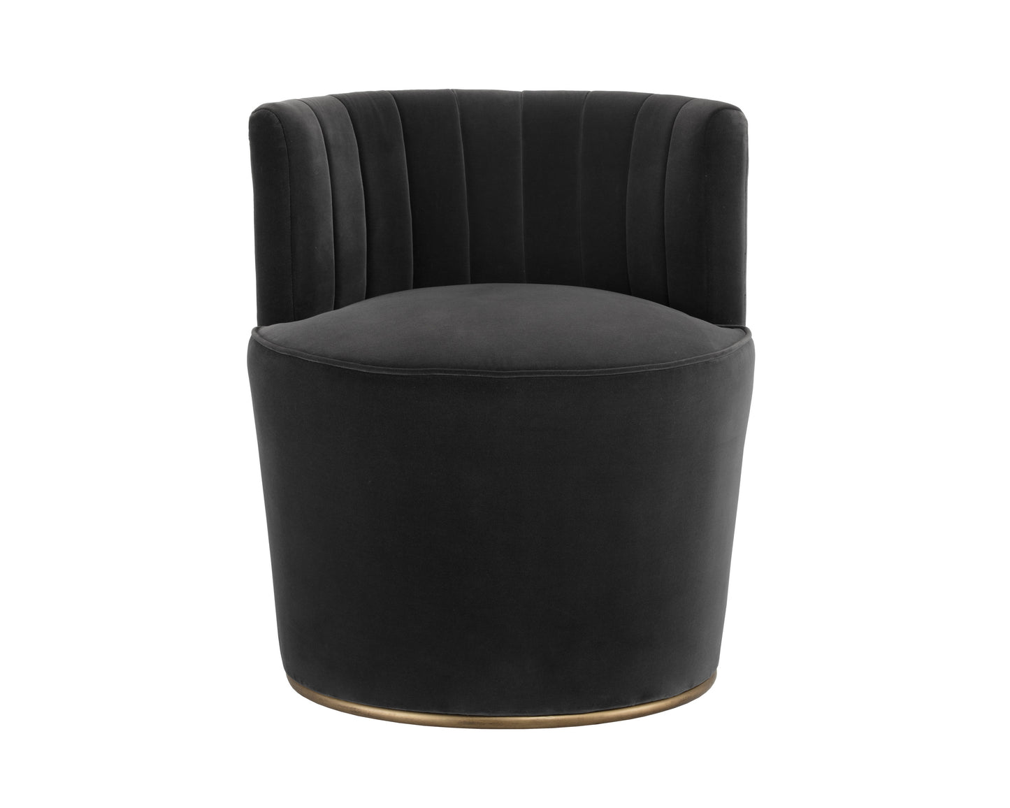 NAHLA AUGUST LOUNGE CHAIR - SHADOW GREY