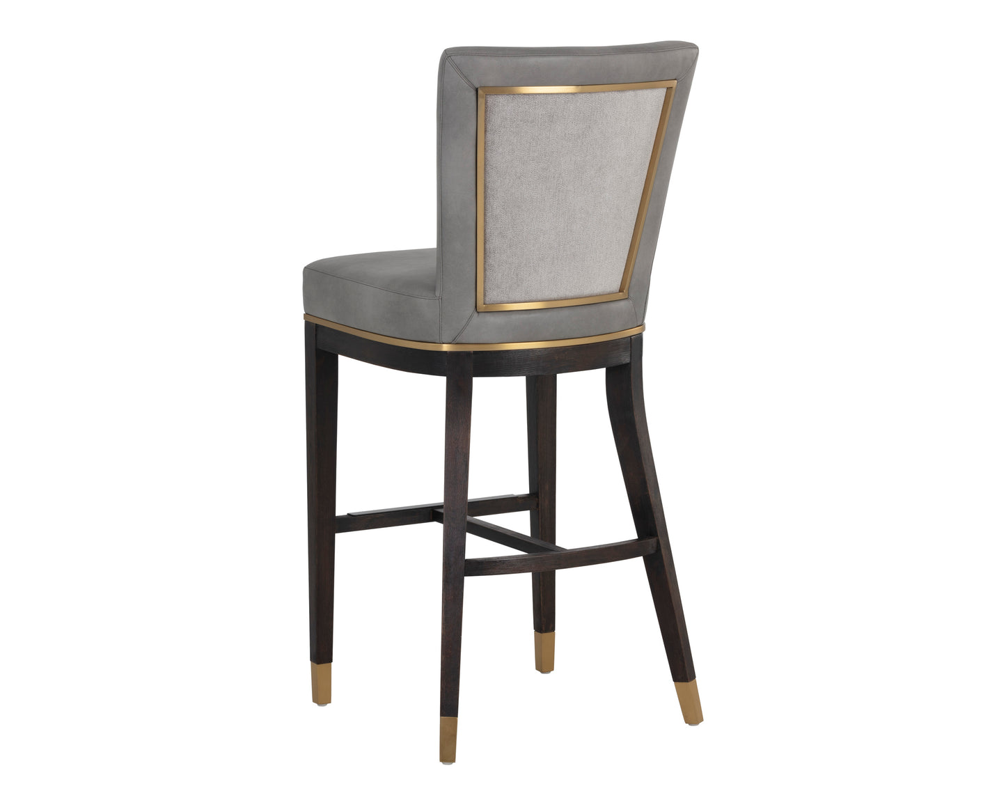 NAHLA ALISTER BARSTOOL - BRAVO METAL / POLO CLUB STONE