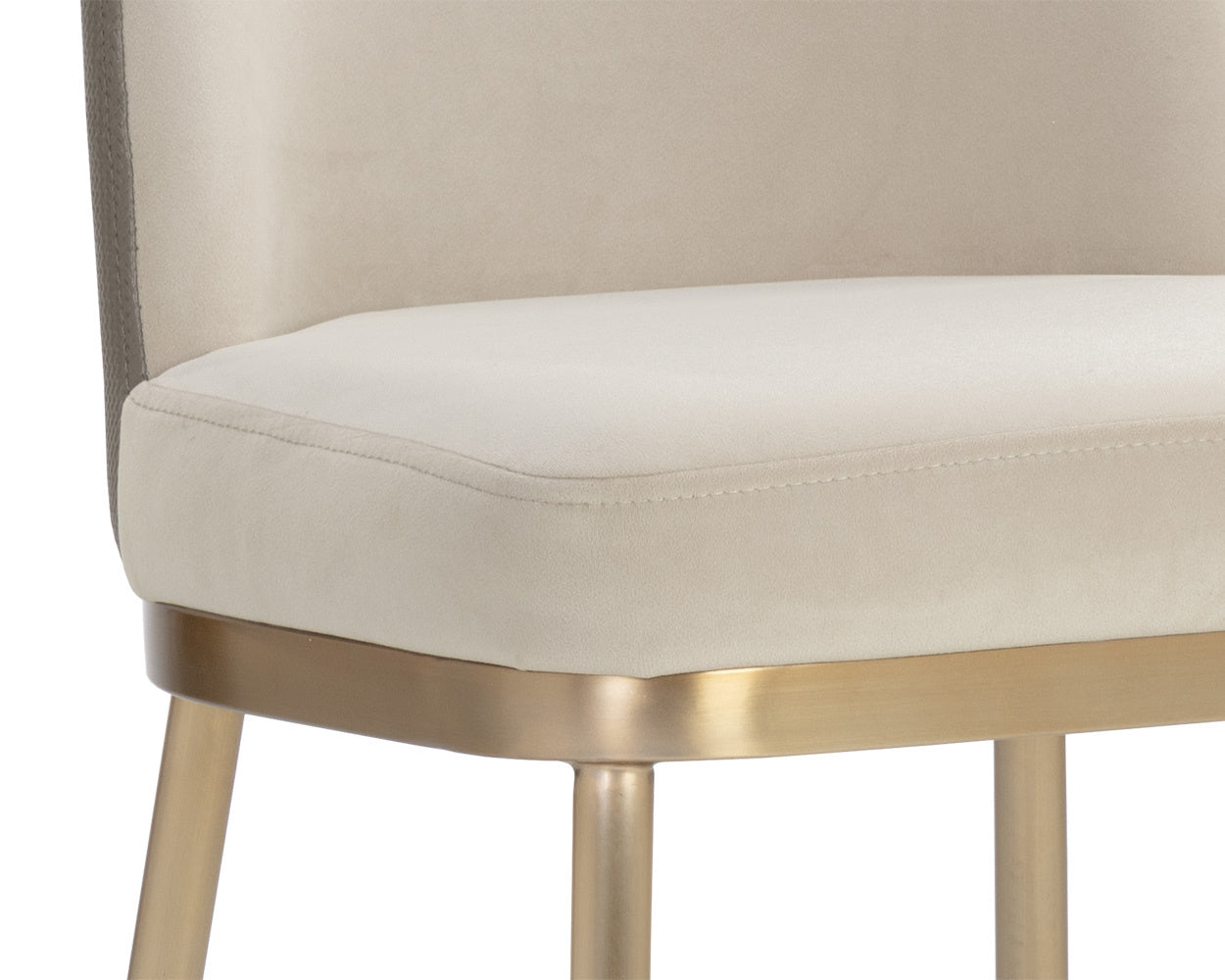 NAHLA LAVANIA COUNTER STOOL - MEG TAUPE / PORCINI TAUPE