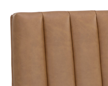 NAHLA WILBUR DINING CHAIR - MILLIKEN COGNAC