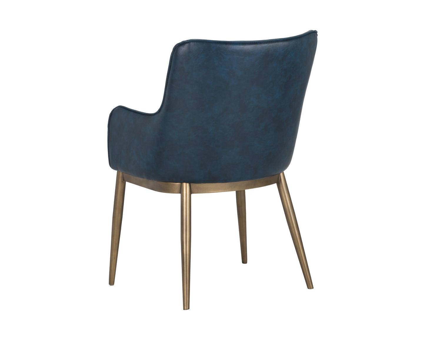NAHLA FRANKLIN DINING ARMCHAIR - VINTAGE BLUE