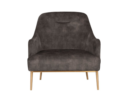 NAHLA CAMERON LOUNGE CHAIR - NONO SHITAKE
