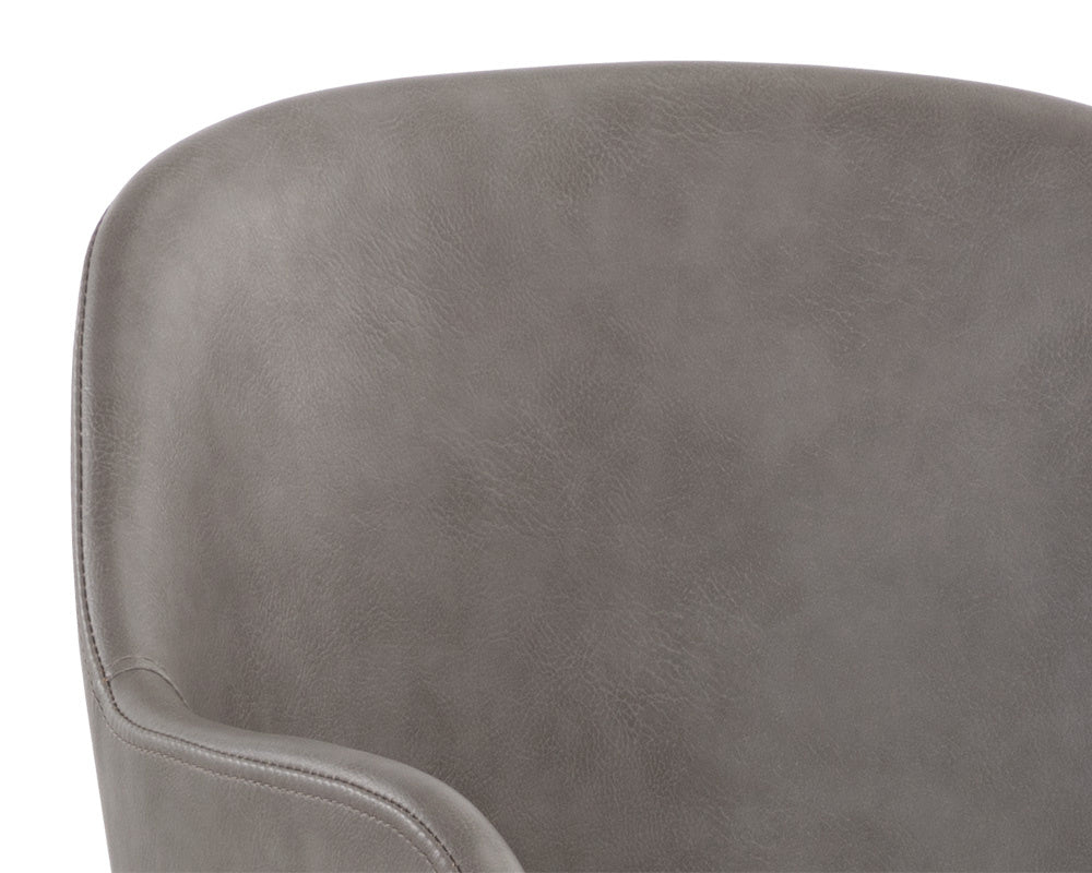 NAHLA HENSLEY DINING ARMCHAIR - DAWN GREY