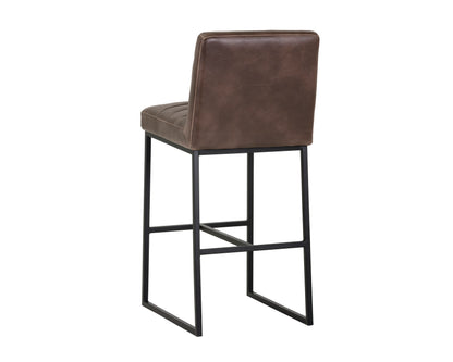 NAHLA SPYROS BARSTOOL - HAVANA DARK BROWN