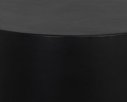 NAHLA RUBIN END TABLE - BLACK