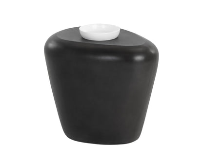 NAHLA CORVO SIDE TABLE - BLACK