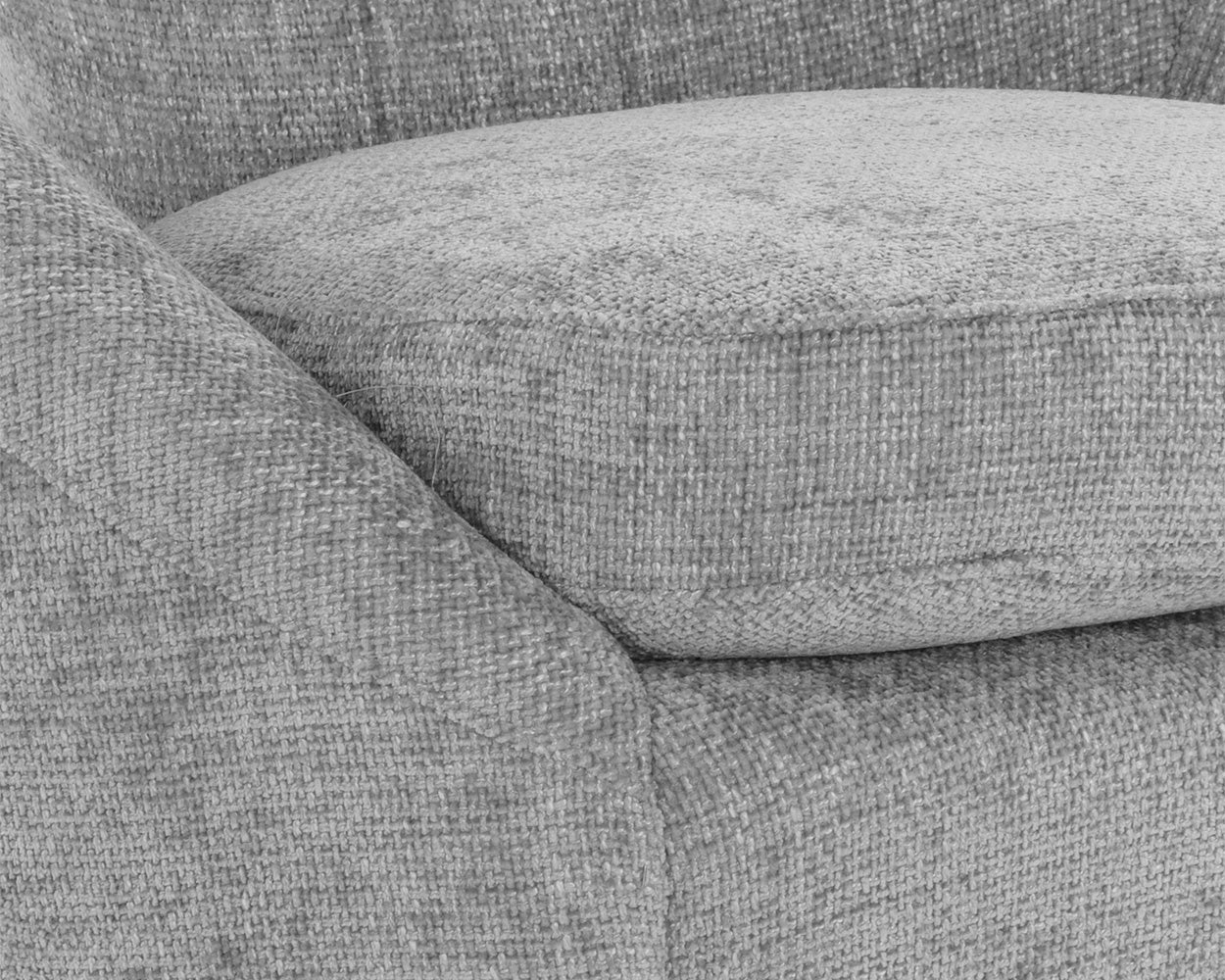 NAHLA BLISS SWIVEL LOUNGE CHAIR - HUSKY GREY