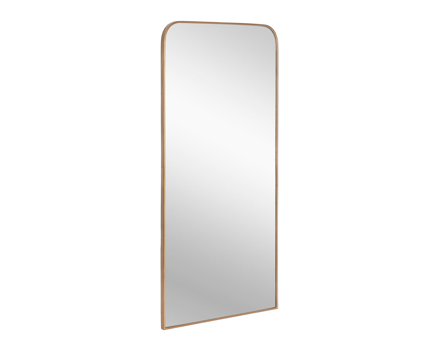 NAHLA CALABASAS FLOOR MIRROR - BRASS