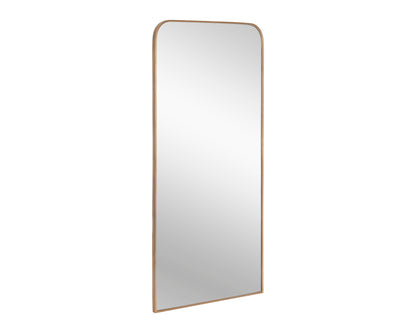 NAHLA CALABASAS FLOOR MIRROR - BRASS