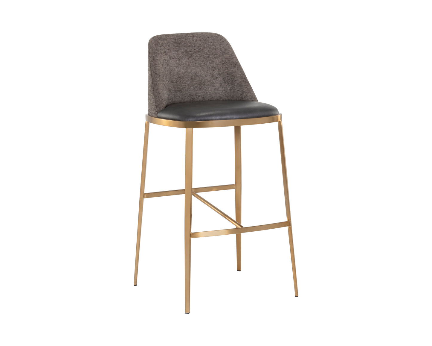 NAHLA DOVER BARSTOOL - BRAVO PORTABELLA / SPARROW GREY
